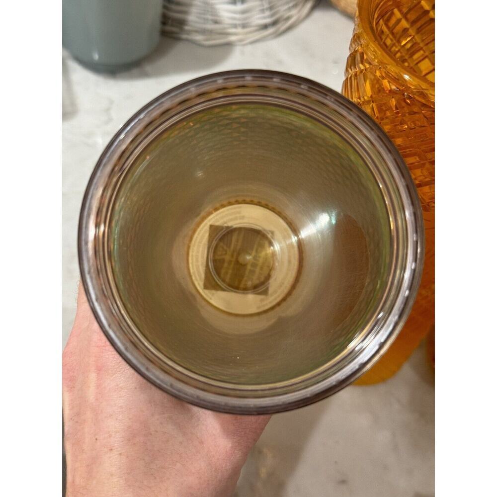 Lot Of 2 Starbucks Orange Fall Tumbler 2022 Jeweled Studded Tumbler Cold Cup - Picture 9 of 12